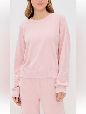 Barefoot Dreams NWT Heartbeat Striped Intarsia Sweater Set